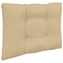 Coussin de canapé d'extérieur 2 pcs Beige Polyester 531311531311