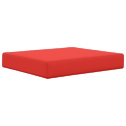 Coussin de canapé d'extérieur 2 pcs Rouge Polyester 531312531312