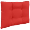 Coussin de canapé d'extérieur 2 pcs Rouge Polyester 531312531312