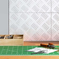 Nez de marche Rectangulaire 4 pcs Argenté 30 x 20 cm Aluminium 531315531315