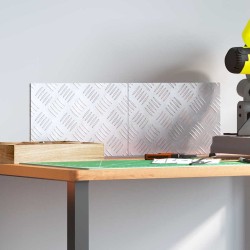 Nez de marche Rectangulaire 2 pcs Argenté 30 x 20 cm Aluminium 531319531319