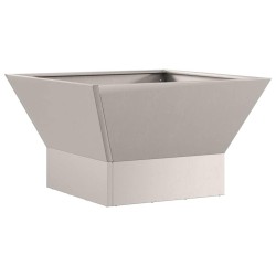 Foyer de cheminée Marron 60 x 60 x 35 cm Acier patiné 531327531327