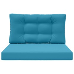 Coussin de canapé d'extérieur 2 pcs Bleu royal Polyester 531328531328