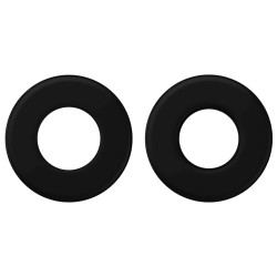 Bouchons de table de baby-foot 10 pcs Noir 3 x 3 x 1,4 cm HIPS 531331531331