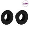 Bouchons de table de baby-foot 10 pcs Noir 3 x 3 x 1,4 cm HIPS 531331531331