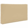 Coussin de canapé d'extérieur 3 pcs Beige Polyester 531332531332