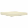 Coussin de canapé d'extérieur 3 pcs Crème Polyester 531333531333