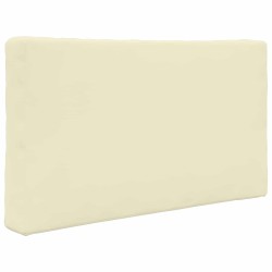 Coussin de canapé d'extérieur 3 pcs Crème Polyester 531333531333