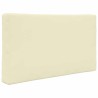 Coussin de canapé d'extérieur 3 pcs Crème Polyester 531333531333