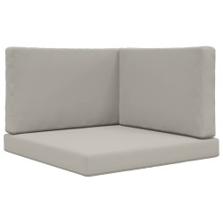 Coussin de canapé d'extérieur 3 pcs Gris Polyester 531334531334