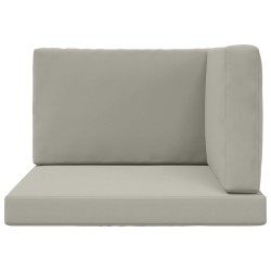 Coussin de canapé d'extérieur 3 pcs Gris Polyester 531334531334