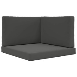 Coussin de canapé d'extérieur 3 pcs Anthracite Polyester 531335531335