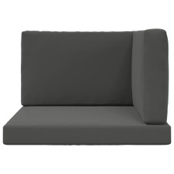 Coussin de canapé d'extérieur 3 pcs Anthracite Polyester 531335531335