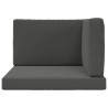 Coussin de canapé d'extérieur 3 pcs Anthracite Polyester 531335531335