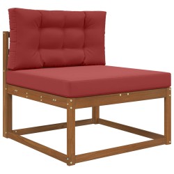 Coussin de canapé d'extérieur 2 pcs Bordeaux Polyester 531336531336