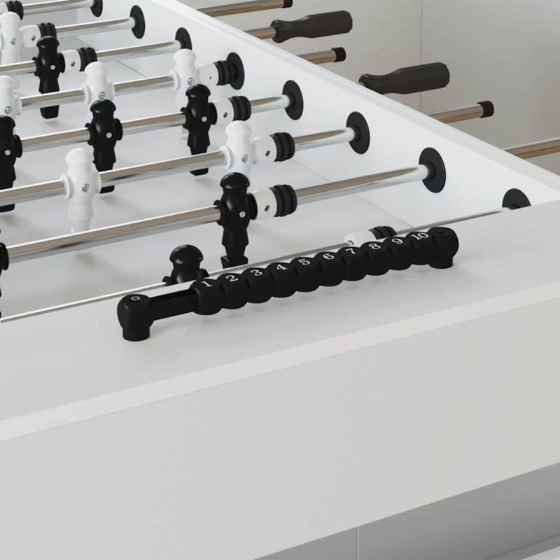 Pions de table de football 2 pcs Noir 30 x 2,2 x 2,9 cm HIPS 531337531337