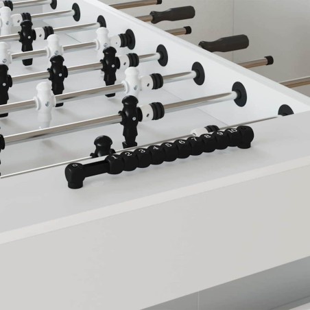 Pions de table de football 2 pcs Noir 30 x 2,2 x 2,9 cm HIPS 531337531337