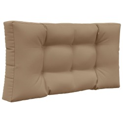 Coussin de canapé d'extérieur 2 pcs Taupe Polyester 531341531341