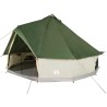 Tente familiale tipi 8 personnes vert imperméable 531344531344