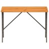 Table de jardin avec dessus en bois d'acacia gris 105x75x72 cm 531346531346