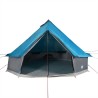Tente familiale tipi 8 personnes bleu imperméable 531347531347