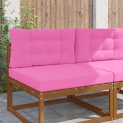 Coussin de canapé d'extérieur 2 pcs Rose Polyester 531349531349