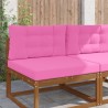 Coussin de canapé d'extérieur 2 pcs Rose Polyester 531349531349