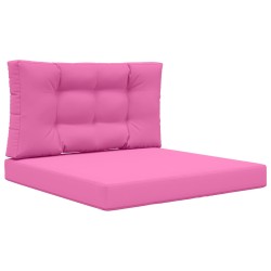 Coussin de canapé d'extérieur 2 pcs Rose Polyester 531349531349