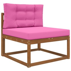Coussin de canapé d'extérieur 2 pcs Rose Polyester 531349531349