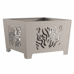 Braise Marron 60 x 60 x 40 cm Acier patiné 531351531351