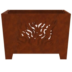 Braise Marron 60 x 60 x 40 cm Acier patiné 531351531351
