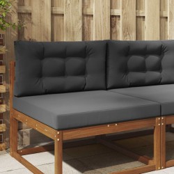 Coussin de canapé d'extérieur 2 pcs Anthracite Polyester 531352531352