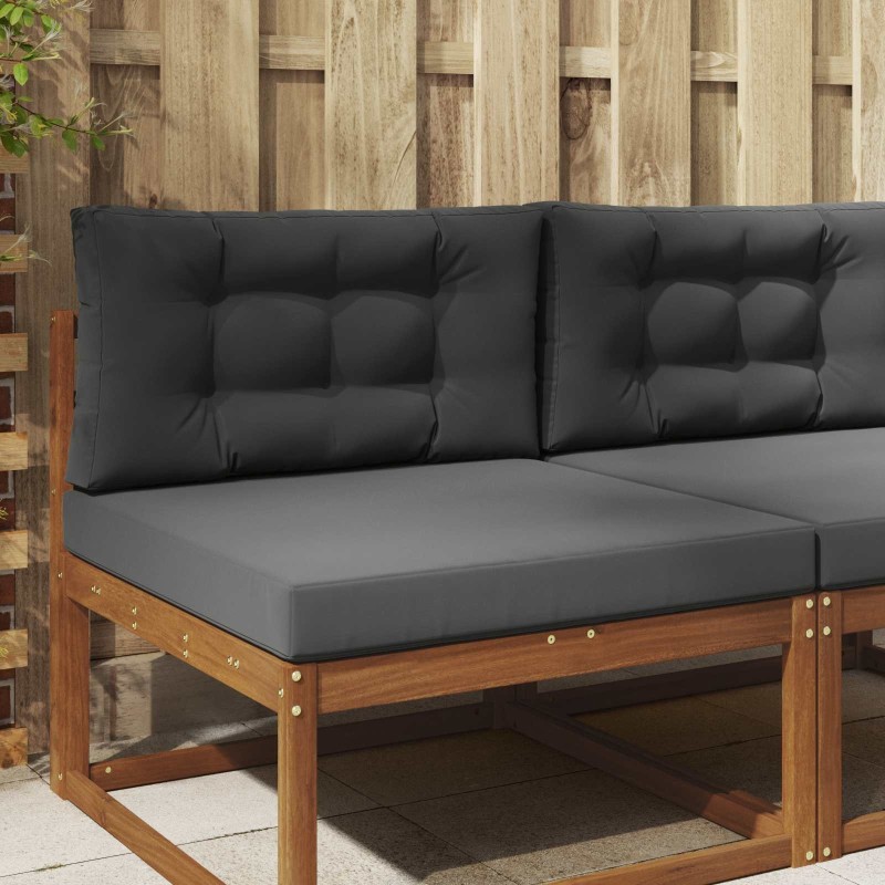 Coussin de canapé d'extérieur 2 pcs Anthracite Polyester 531352531352