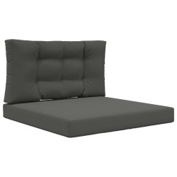 Coussin de canapé d'extérieur 2 pcs Anthracite Polyester 531352531352
