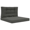 Coussin de canapé d'extérieur 2 pcs Anthracite Polyester 531352531352