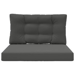 Coussin de canapé d'extérieur 2 pcs Anthracite Polyester 531352531352