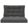 Coussin de canapé d'extérieur 2 pcs Anthracite Polyester 531352531352