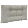 Coussin de canapé d'extérieur 2 pcs Gris Polyester 531353531353