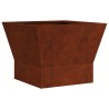 Foyer de cheminée Marron 40 x 40 x 35 cm Acier patiné 531354531354