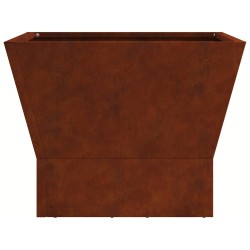 Foyer de cheminée Marron 40 x 40 x 35 cm Acier patiné 531354531354