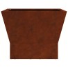 Foyer de cheminée Marron 40 x 40 x 35 cm Acier patiné 531354531354
