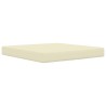 Coussin de canapé d'extérieur 2 pcs Crème Polyester 531355531355