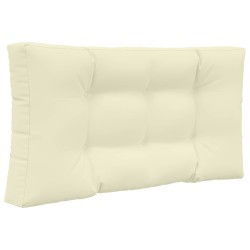 Coussin de canapé d'extérieur 2 pcs Crème Polyester 531355531355