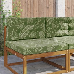 Coussin de canapé d'extérieur 2 pcs Modèle feuille Polyester 531361531361