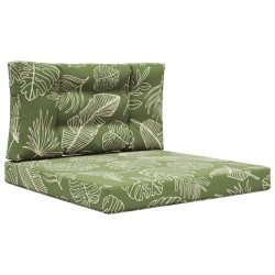 Coussin de canapé d'extérieur 2 pcs Modèle feuille Polyester 531361531361