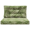 Coussin de canapé d'extérieur 2 pcs Modèle feuille Polyester 531361531361