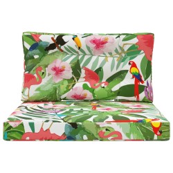 Coussin de canapé d'extérieur 2 pcs coloré Polyester 531363531363