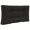 Coussin de canapé d'extérieur 2 pcs Noir Polyester 531364531364