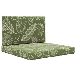 Coussin de canapé d'extérieur 2 pcs Modèle feuille Polyester 531366531366