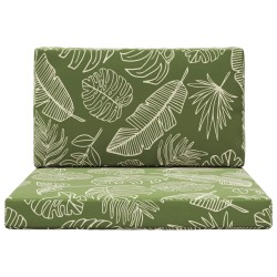 Coussin de canapé d'extérieur 2 pcs Modèle feuille Polyester 531366531366